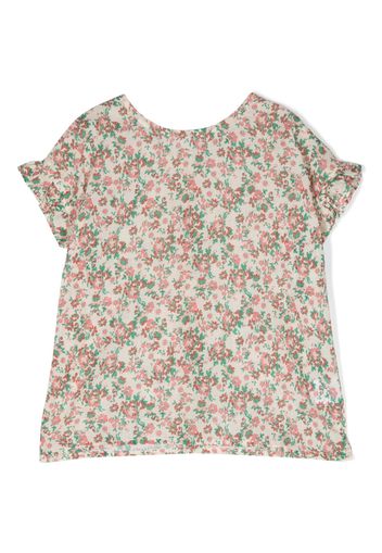 Emile Et Ida Bluse mit Blumen-Print - Nude