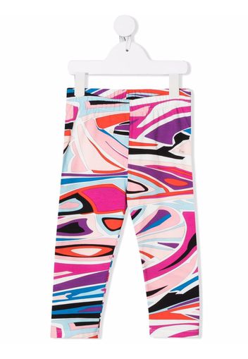 Emilio Pucci Junior Leggings mit Vortici-Print - Rosa