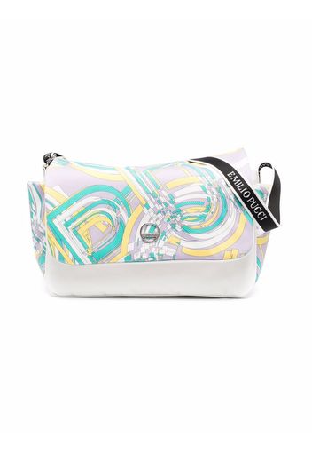 Emilio Pucci Junior graphic-print changing bag - Weiß