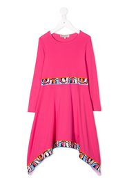 Emilio Pucci Junior Asymmetrisches Kleid - Rosa