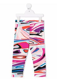 Emilio Pucci Junior Leggings mit Vortici-Print - Rosa