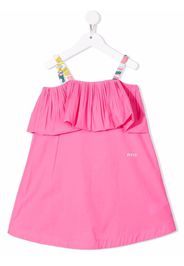 Emilio Pucci Junior ruffle-trimmed mini dress - Rosa