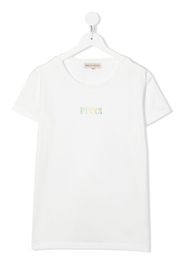 Emilio Pucci Junior logo-print T-shirt - Weiß