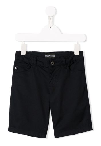 Emporio Armani Kids Bermudas aus Denim - Blau