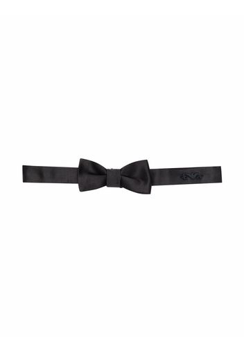 Emporio Armani Kids silk bow tie - Schwarz