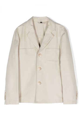 Emporio Armani Kids single-breasted blazer - Nude