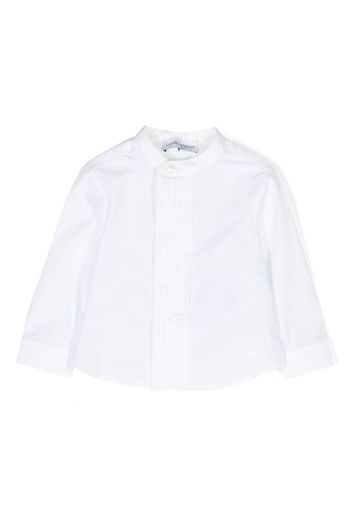 Emporio Armani Kids concealed-fastening cotton shirt - Weiß