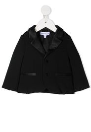 Emporio Armani Kids Einreihige Smoking-Jacke - Schwarz