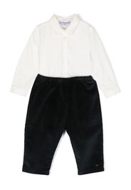 Emporio Armani Kids tailored babygrow set - Blau