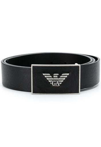 Emporio Armani Gürtel mit Logo - Schwarz