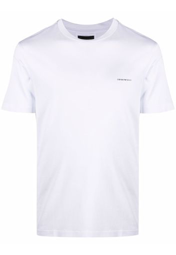 Emporio Armani T-Shirt mit Logo-Print - Weiß