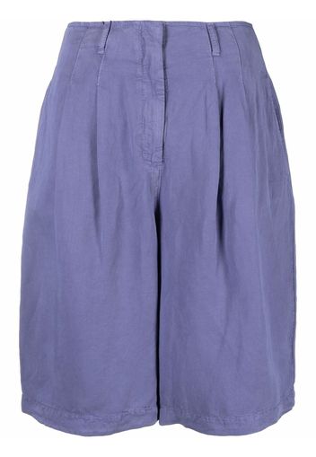 Emporio Armani knee-length wide-leg shorts - Blau