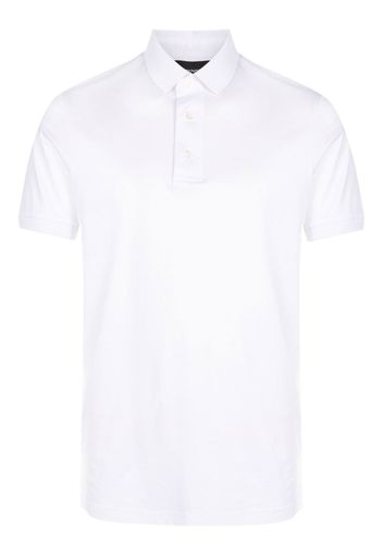 Emporio Armani Poloshirt mit Logo-Stickerei - Weiß