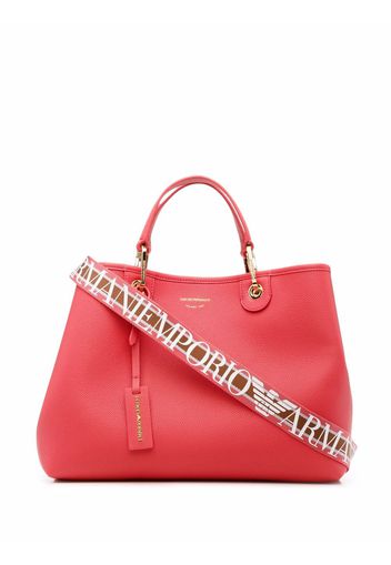 Emporio Armani Shopper mit Logo - Rosa