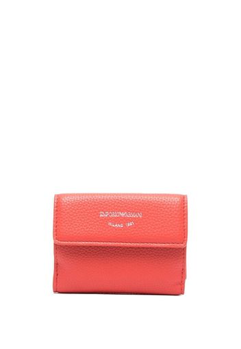 Emporio Armani logo-stamp wallet - Orange