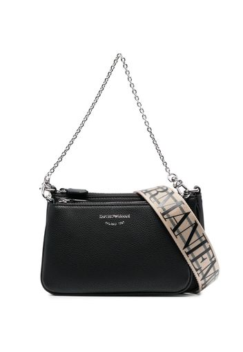 Emporio Armani logo-print cross-body bag - Schwarz