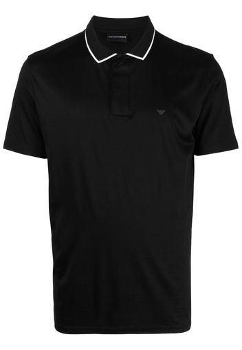 Emporio Armani short-sleeved polo shirt - Schwarz