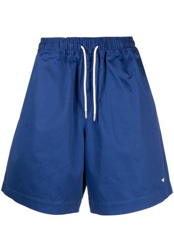 Emporio Armani drawstring Bermuda shorts - Blau