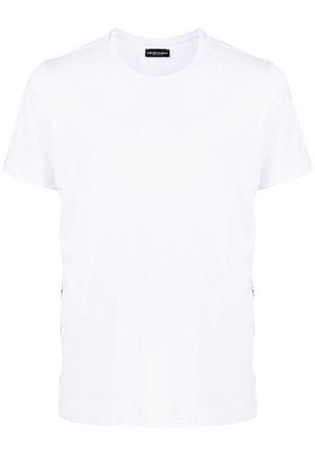 Emporio Armani logo-tape detail T-shirt - Weiß