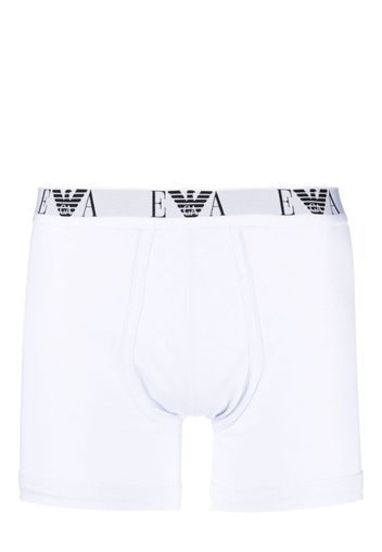 Emporio Armani logo-waist cotton boxer briefs - Weiß