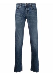 Emporio Armani Halbhohe Straight-Leg-Jeans - Blau