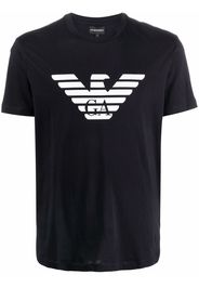 Emporio Armani T-Shirt mit Logo - Blau