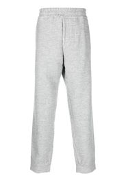 Emporio Armani ribbed track pants - Grau