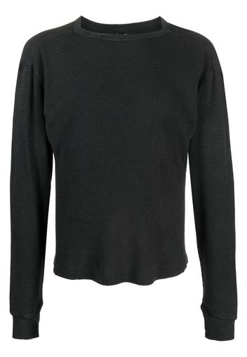 ENTIRE STUDIOS washed textured-finish jumper - Schwarz