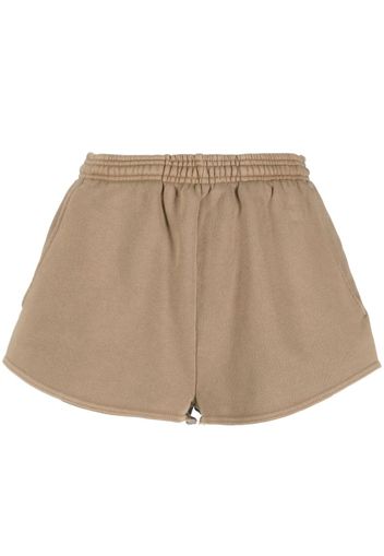 ENTIRE STUDIOS washed elasticated-waistband shorts - Braun