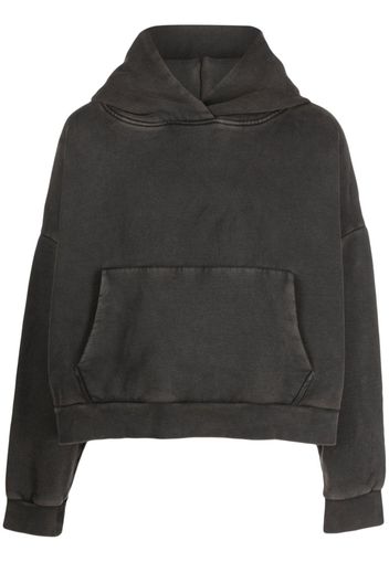 ENTIRE STUDIOS washed drop-shoulder hoodie - Schwarz