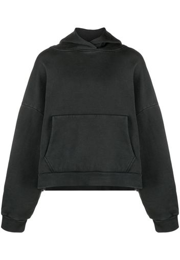 ENTIRE STUDIOS extra-long sleeved organic cotton hoodie - Schwarz