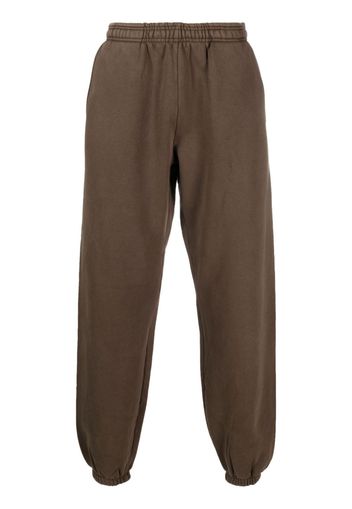 ENTIRE STUDIOS tapered-leg cotton track pants - Grün