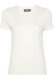 Eric Bompard Fein gestricktes T-Shirt - Weiß