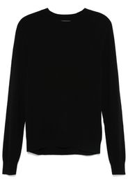 Eric Bompard round-neck hammer-sleeve sweater - Schwarz
