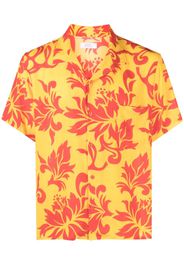 ERL Tropical Flowers short-sleeve shirt - Gelb