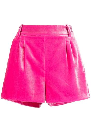 Ermanno Scervino high-waisted velvet shorts - Rosa