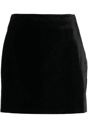 Ermanno Scervino Vevlvet A-line mini skirt - Schwarz