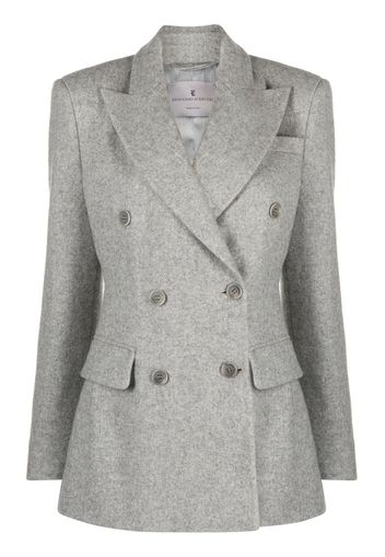 Ermanno Scervino mélange double-breasted blazer - Grau