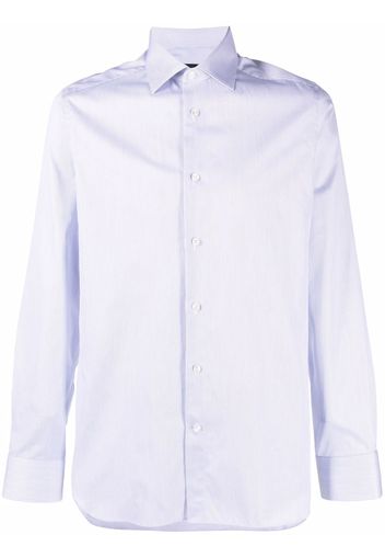 Ermenegildo Zegna long-sleeve cotton shirt - Weiß