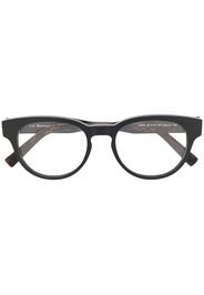 Ermenegildo Zegna Brille mit rundem Gestell - Schwarz