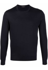 Ermenegildo Zegna Pullover mit Rundhalsausschnitt - Blau