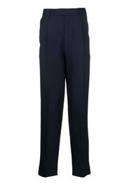 Ermenegildo Zegna straight-leg linen trousers - Blau