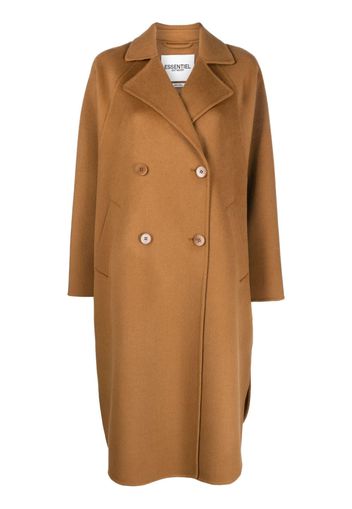 Essentiel Antwerp double-breasted wool coat - Braun