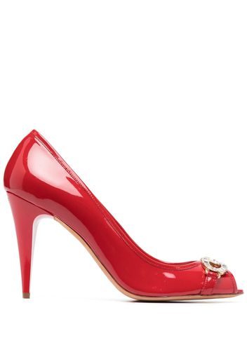 ESSERE high-heel leather pumps - Rot