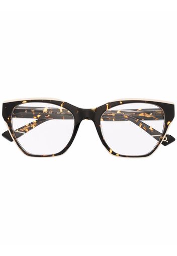 Etnia Barcelona tortoiseshell-effect square-frame glasses - Braun