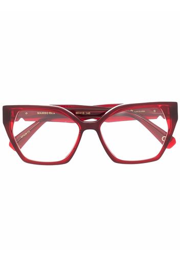 Etnia Barcelona Brille mit eckigem Gestell - Rot