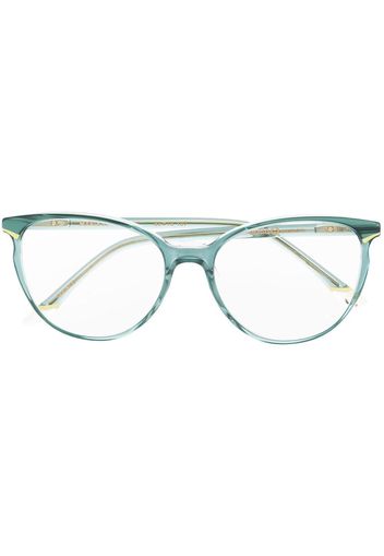 Etnia Barcelona logo square-frame glasses - Blau
