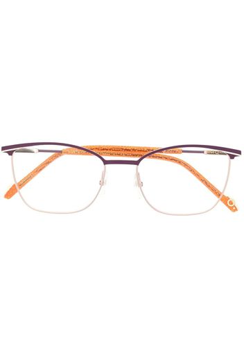 Etnia Barcelona Eckige Amethyst Sonnenbrille - Gold