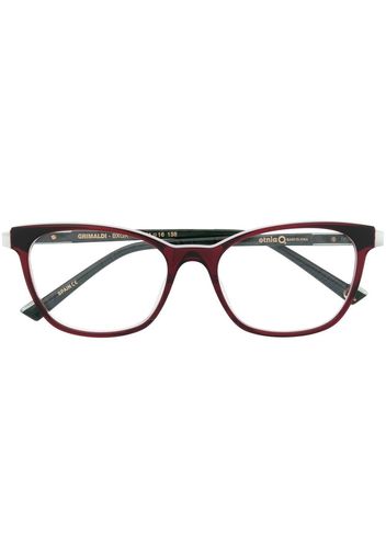 Etnia Barcelona Grimaldi square-frame glasses - Rot