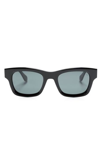 Etnia Barcelona Sonnenbrille mit breitem Gestell - Schwarz